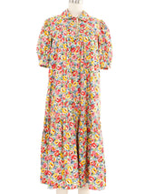 Radley Floral Puff Sleeve Shirt Dress Dress arcadeshops.com