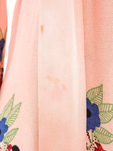 Ossie Clark Celia Birtwell Printed Pink Crepe Dress Dress arcadeshops.com