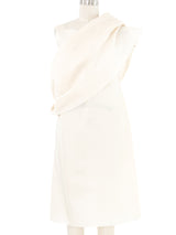 2007 Yeohlee Ivory Organza Mobius Tank Dress and Wrap Ensemble Dress arcadeshops.com