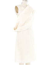 2007 Yeohlee Ivory Organza Mobius Tank Dress and Wrap Ensemble Dress arcadeshops.com