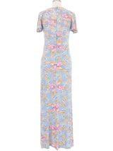 1970s Oops Flutter Sleeve Maxi Dress Dress arcadeshops.com