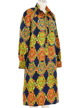 1970s Lanvin Psychedelic Printed Shirt Dress Dress arcadeshops.com