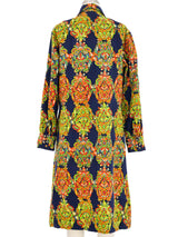 1970s Lanvin Psychedelic Printed Shirt Dress Dress arcadeshops.com