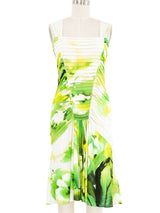 Roberto Cavalli Floral Watercolor Dress Dress arcadeshops.com