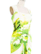 Roberto Cavalli Floral Watercolor Dress Dress arcadeshops.com
