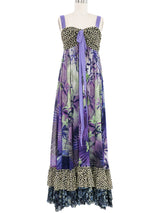 2009 Jean Paul Gaultier Printed Mesh Dress Dress arcadeshops.com