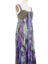 2009 Jean Paul Gaultier Printed Mesh Dress Dress arcadeshops.com