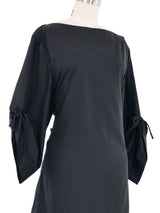 Hermes Bateau Neck Logo Stripe Dress Dress arcadeshops.com