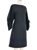 Hermes Bateau Neck Logo Stripe Dress Dress arcadeshops.com