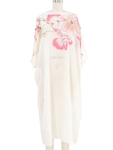 Sequin Accented Hand Painted Silk Dress Dress arcadeshops.com