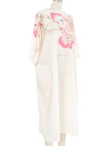 Sequin Accented Hand Painted Silk Dress Dress arcadeshops.com