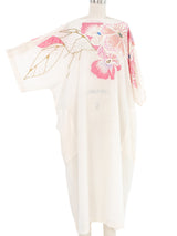 Sequin Accented Hand Painted Silk Dress Dress arcadeshops.com