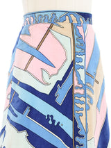 Averardo Bessi Printed Velvet Mini Skirt Bottom arcadeshops.com