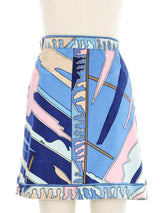 Averardo Bessi Printed Velvet Mini Skirt Bottom arcadeshops.com