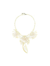 Mother of Pearl Fringe Necklace Accessory arcadeshops.com