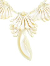 Mother of Pearl Fringe Necklace Accessory arcadeshops.com