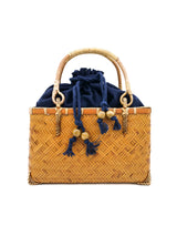 Woven Wicker Basket Tote Accessory arcadeshops.com