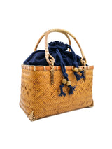 Woven Wicker Basket Tote Accessory arcadeshops.com