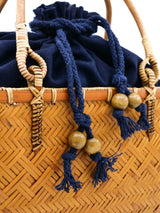 Woven Wicker Basket Tote Accessory arcadeshops.com