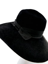 Gucci Black Wide Brim Hat Accessory arcadeshops.com