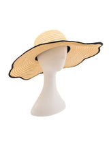 Chanel Scalloped Straw Hat Accessory arcadeshops.com