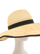 Chanel Scalloped Straw Hat Accessory arcadeshops.com