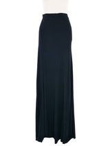 Yves Saint Laurent Marabou Trimmed Jersey Evening Ensemble Suit arcadeshops.com