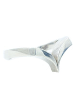 Chevron Point Silver Cuff Accessory arcadeshops.com