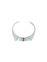 Chevron Point Silver Cuff Accessory arcadeshops.com