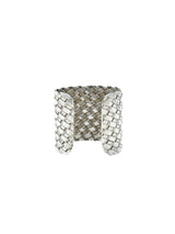 Sterling Silver Basketweave Cuff Accessory arcadeshops.com
