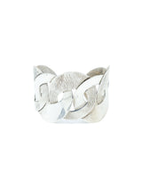 Textured Sterling Link Style Cuff Accessory arcadeshops.com