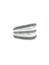 Braided Sterling Silver Cuff Accessory arcadeshops.com