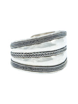 Braided Sterling Silver Cuff Accessory arcadeshops.com