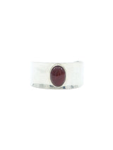 Carnelian Cabochon Sterling Cuff Accessory arcadeshops.com