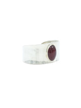 Carnelian Cabochon Sterling Cuff Accessory arcadeshops.com