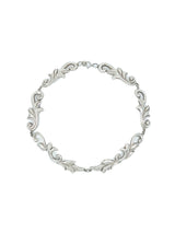 Mexican Sterling Leaf Link Necklace Accessory arcadeshops.com