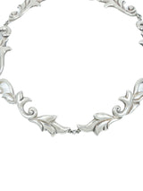 Mexican Sterling Leaf Link Necklace Accessory arcadeshops.com