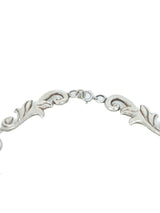 Mexican Sterling Leaf Link Necklace Accessory arcadeshops.com