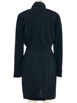 1995 Thierry Mugler Crystal Accented Mini Dress Dress arcadeshops.com