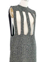 1960s Tweed Cage Dress Dress arcadeshops.com