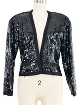 Le Dix Balenciaga Sequin Crop Jacket Jacket arcadeshops.com