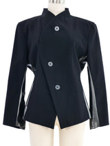 Issey Miyake Vinyl Panel Blazer Jacket arcadeshops.com
