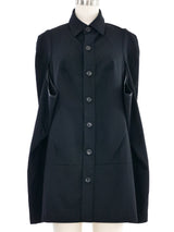 1996 Junya Watanabe Comme des Garcons Caped Blouse Top arcadeshops.com