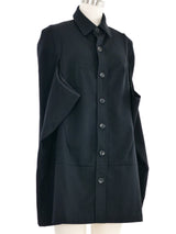 1996 Junya Watanabe Comme des Garcons Caped Blouse Top arcadeshops.com