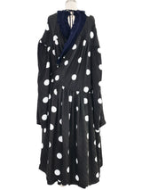2022 Balenciaga Polka Dot Wrap Dress Dress arcadeshops.com