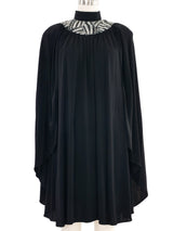 2014 Saint Laurent Embellished Cape Dress Dress arcadeshops.com