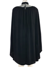 2014 Saint Laurent Embellished Cape Dress Dress arcadeshops.com