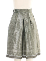 2009 Chanel Metallic Lace Underlay Skirt Bottom arcadeshops.com