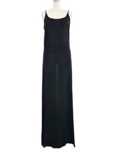 Jil Sander Black Slip Dress Dress arcadeshops.com