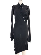 1997 Alexander McQueen Asymmetrical Knit Polo Dress Dress arcadeshops.com